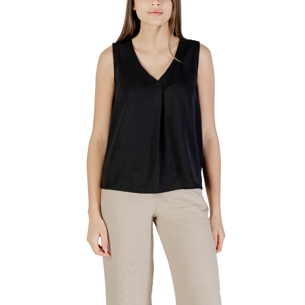 Only Black Recycled Polyester Tank Top | Regal Royce