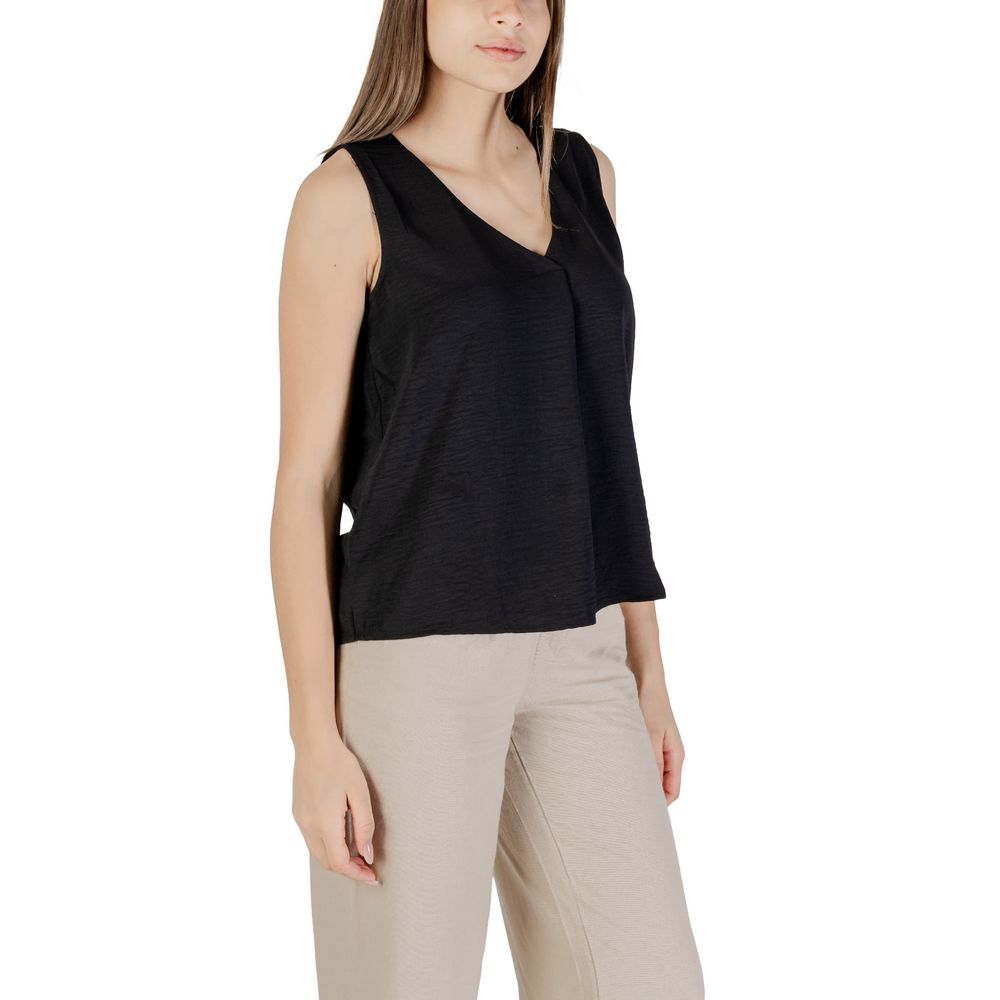 Only Black Recycled Polyester Tank Top | Regal Royce