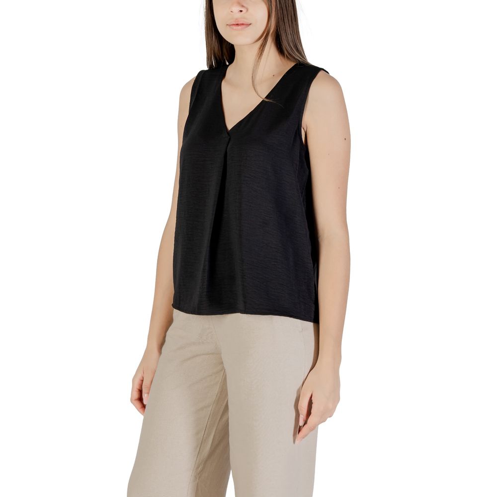 Only Black Recycled Polyester Tank Top | Regal Royce