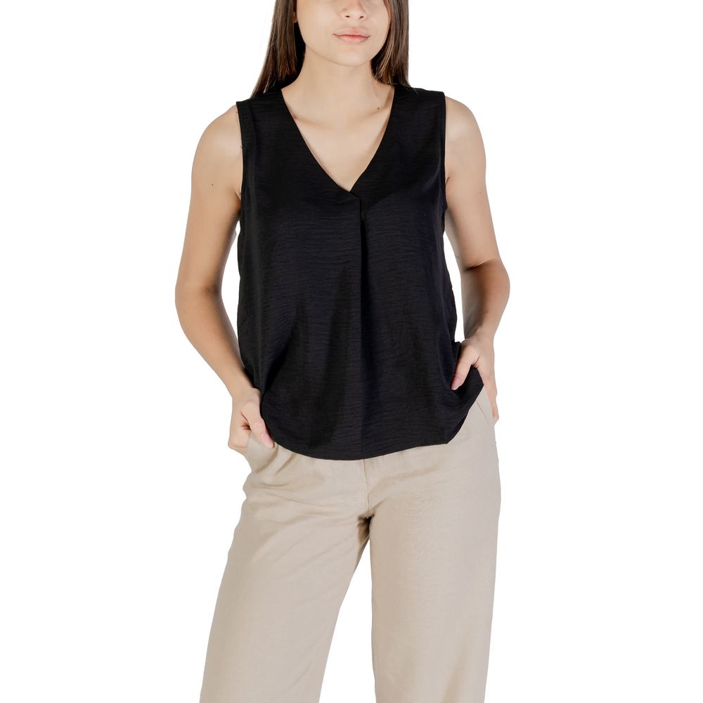 Only Black Recycled Polyester Tank Top | Regal Royce