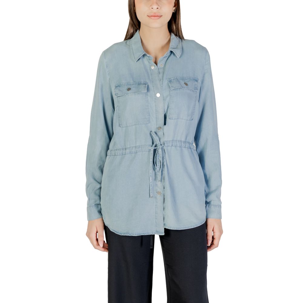 Only Light Blue Tencel Blouse | Regal Royce
