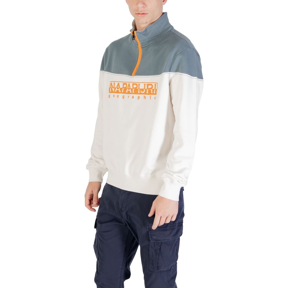 Napapijri Cream Cotton Sweatshirt | Regal Royce