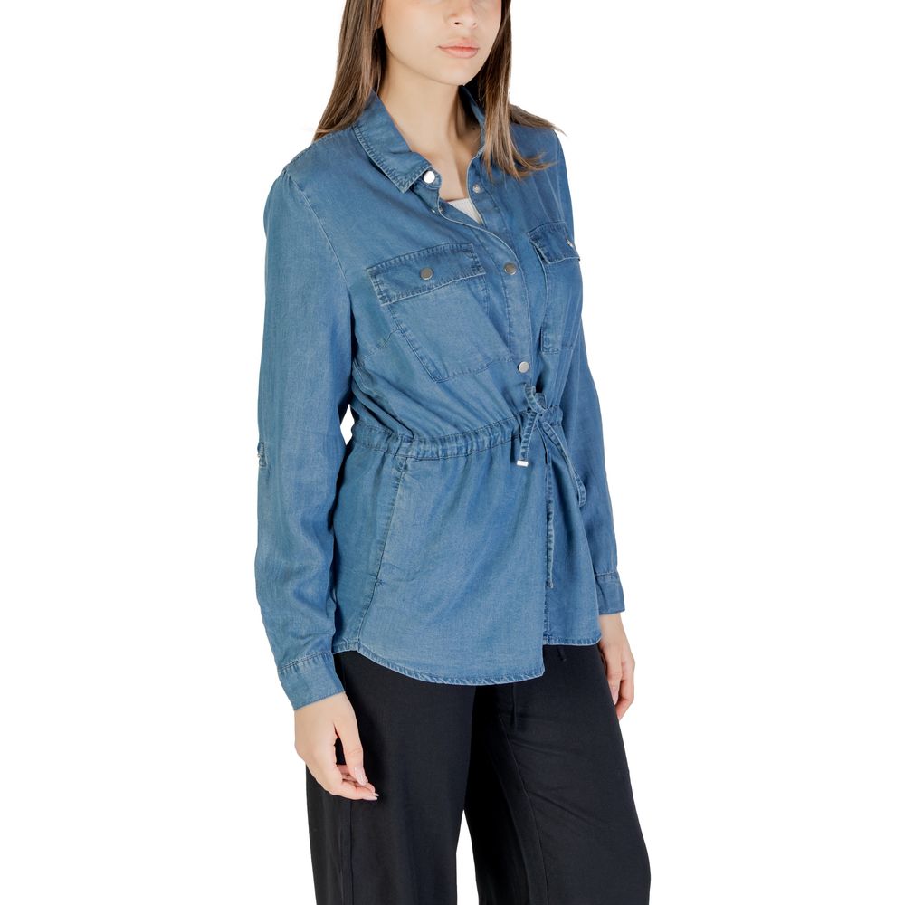 Only Blue Tencel Blouse | Regal Royce