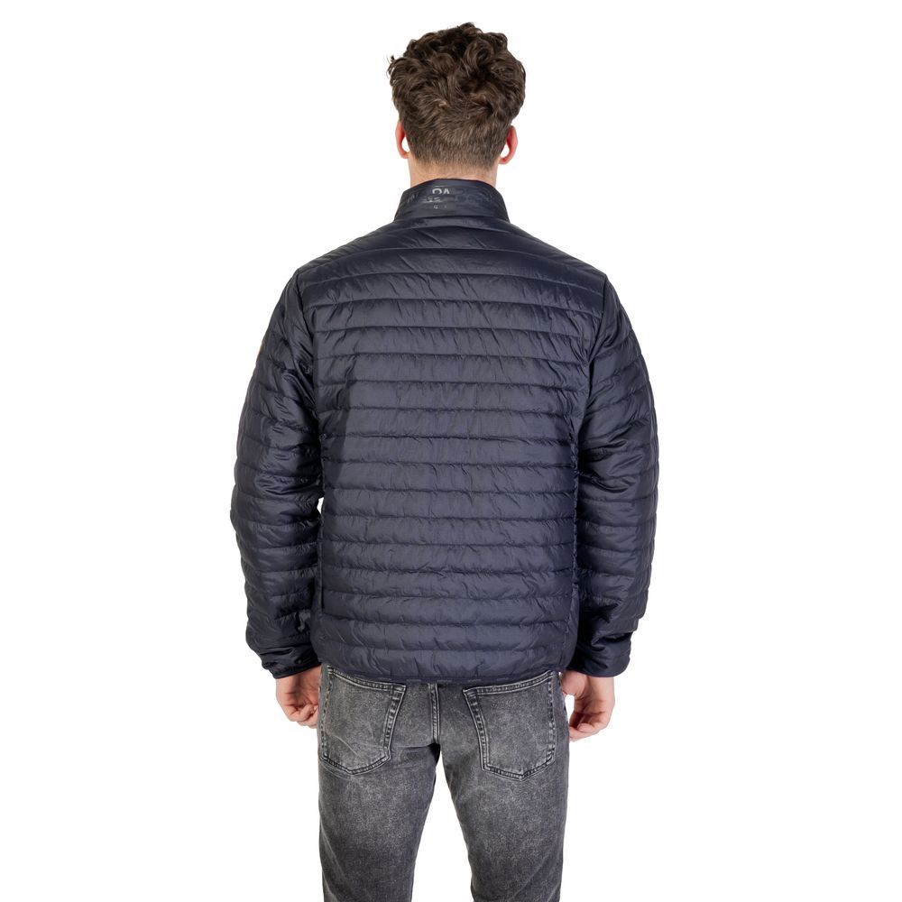 Napapijri Blue Polyamide Coat | Regal Royce