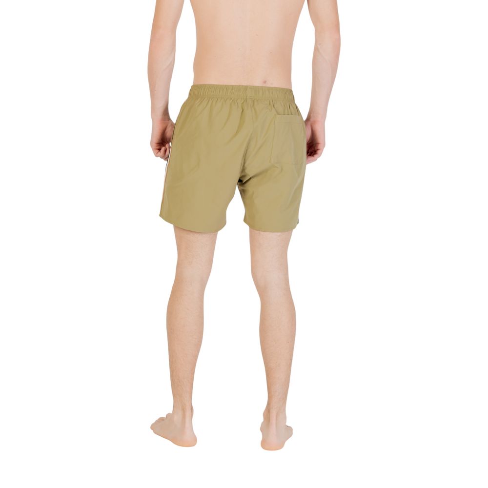 Hugo Boss Green Polyester Swim Shorts | Regal Royce