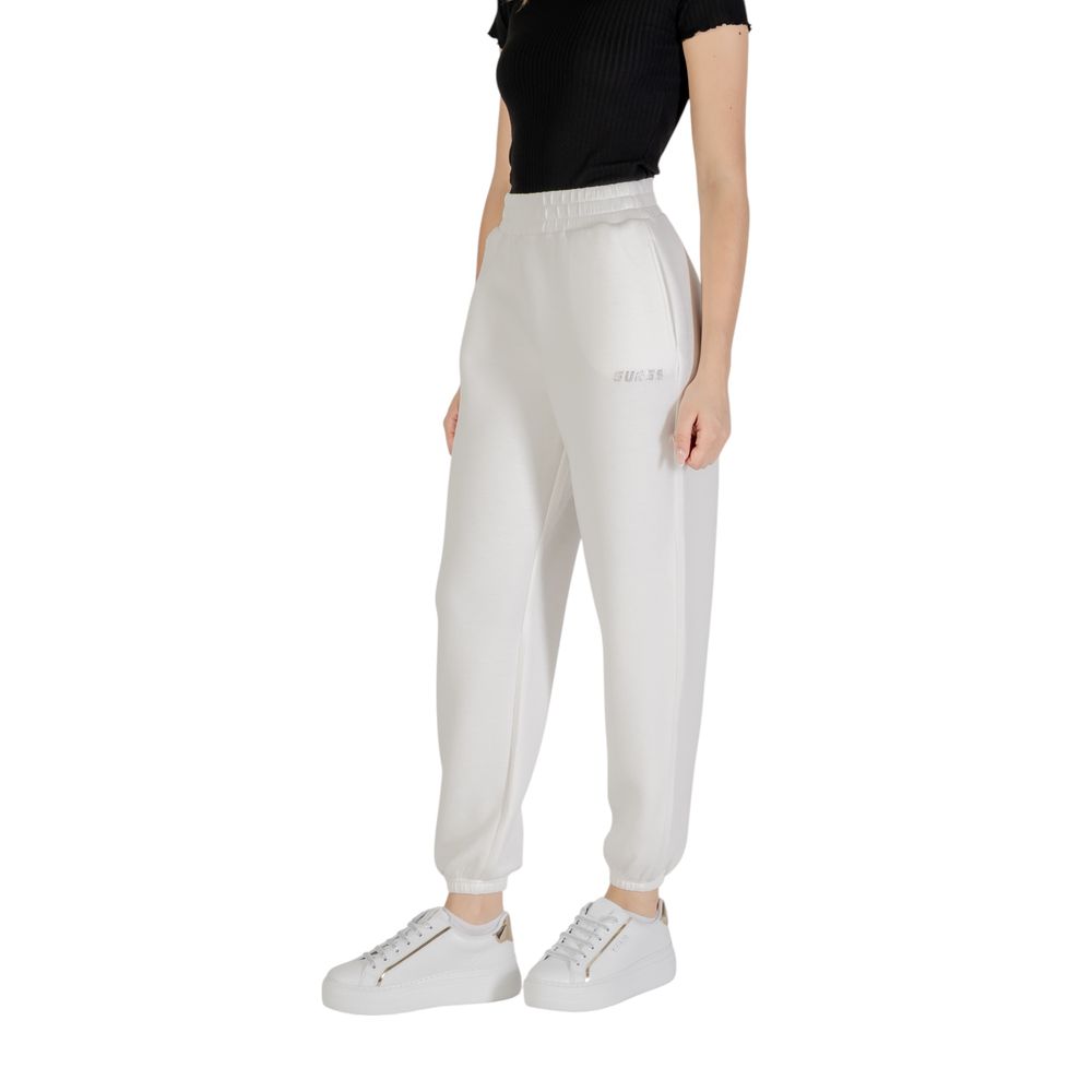 Guess Active Cream Viscose Joggers (Workout Pants) | Regal Royce