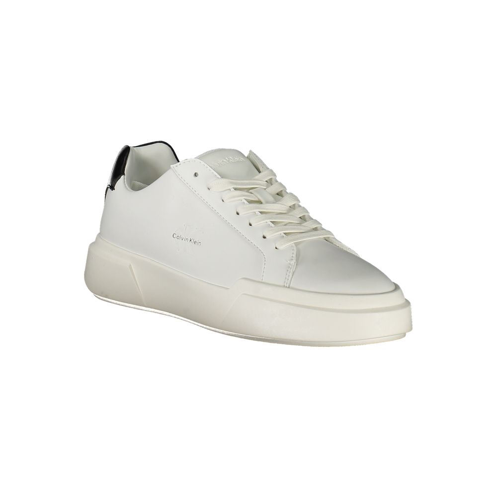 Calvin Klein White Leather Women Sneaker | Regal Royce