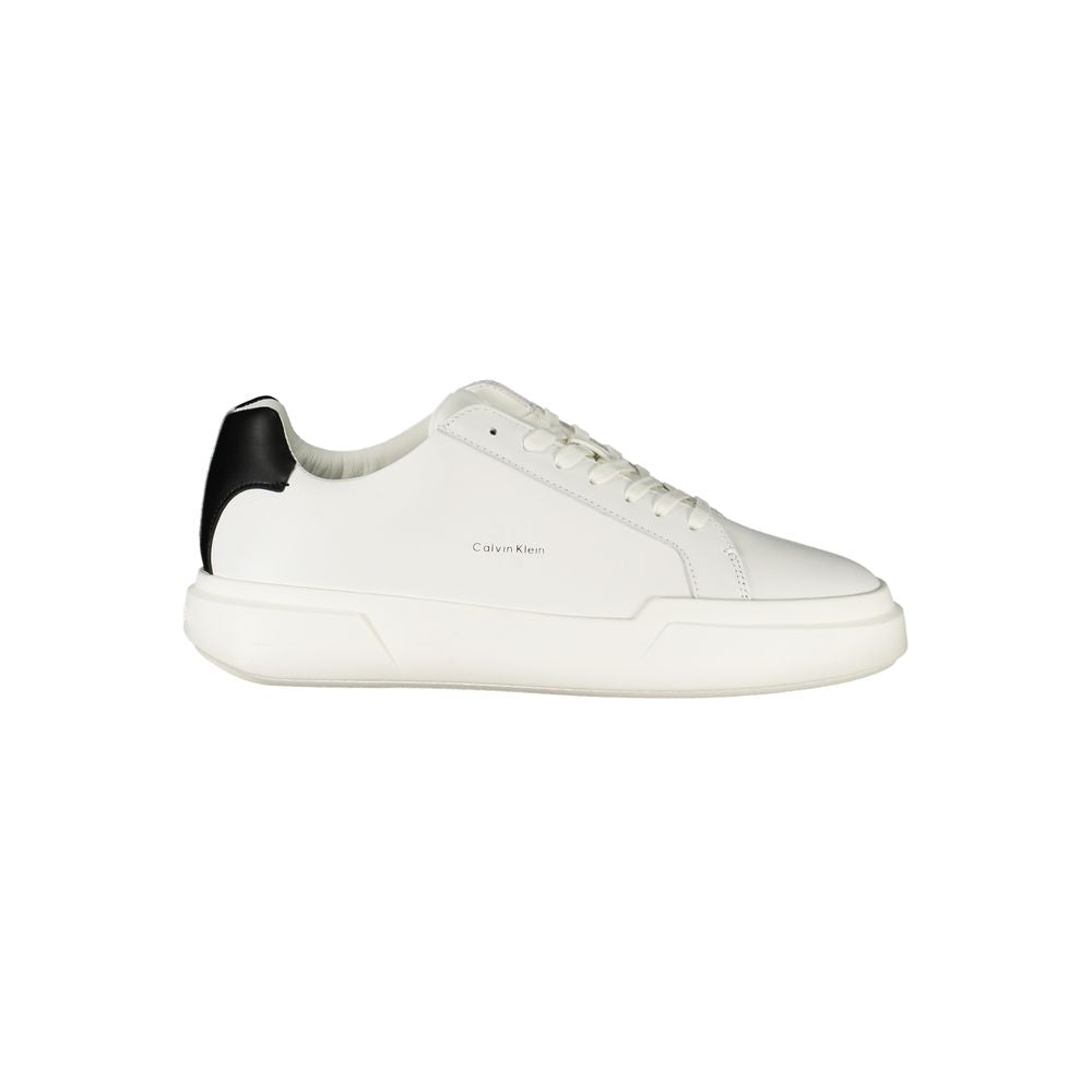 Calvin Klein Bianco Leather Men Sneaker | Regal Royce