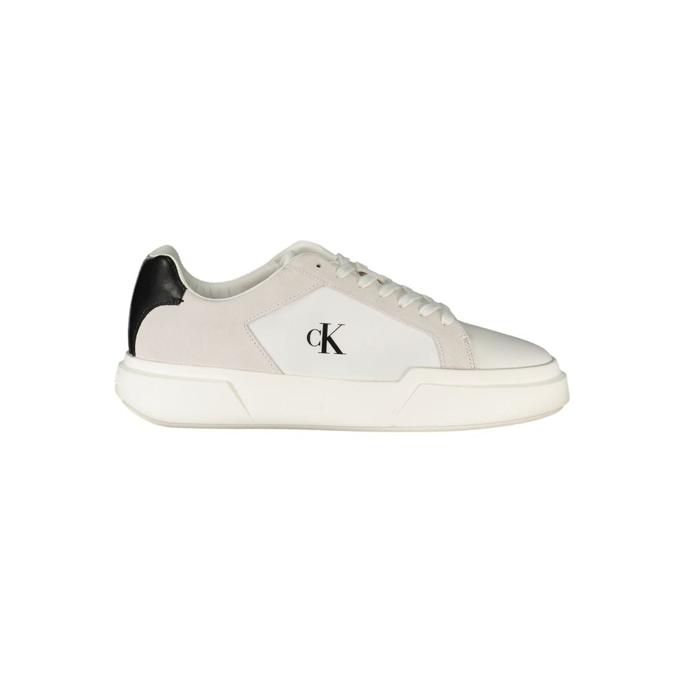 Calvin Klein Bianco Leather Men Sneaker | Regal Royce