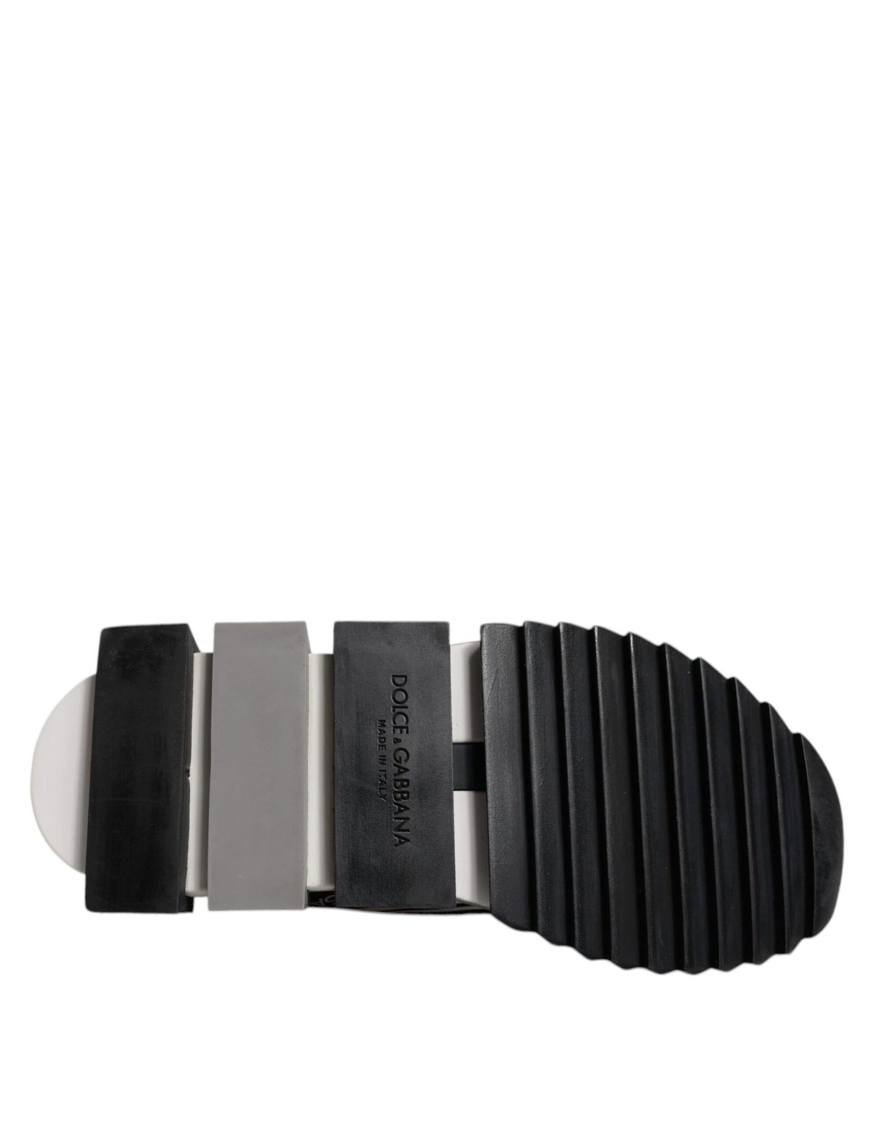 Dolce & Gabbana Black White Slip On Sorrento Sneakers Shoes | Regal Royce