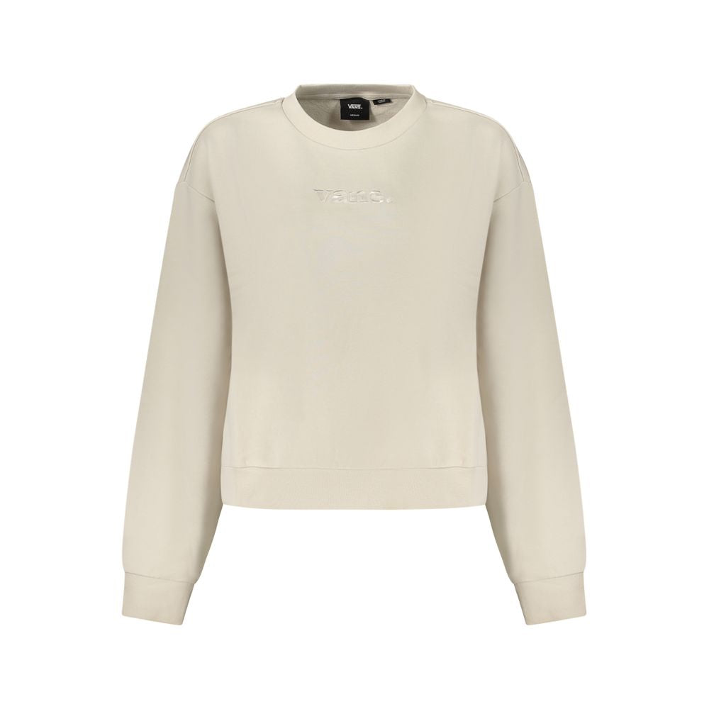 Vans Beige Cotton Women Sweatshirt | Regal Royce