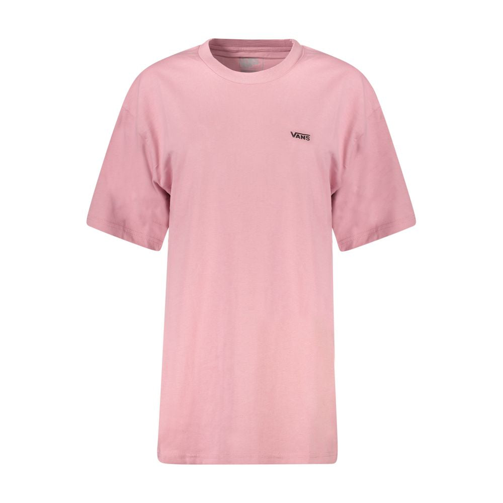 Vans Pink Cotton Women T-Shirt | Regal Royce