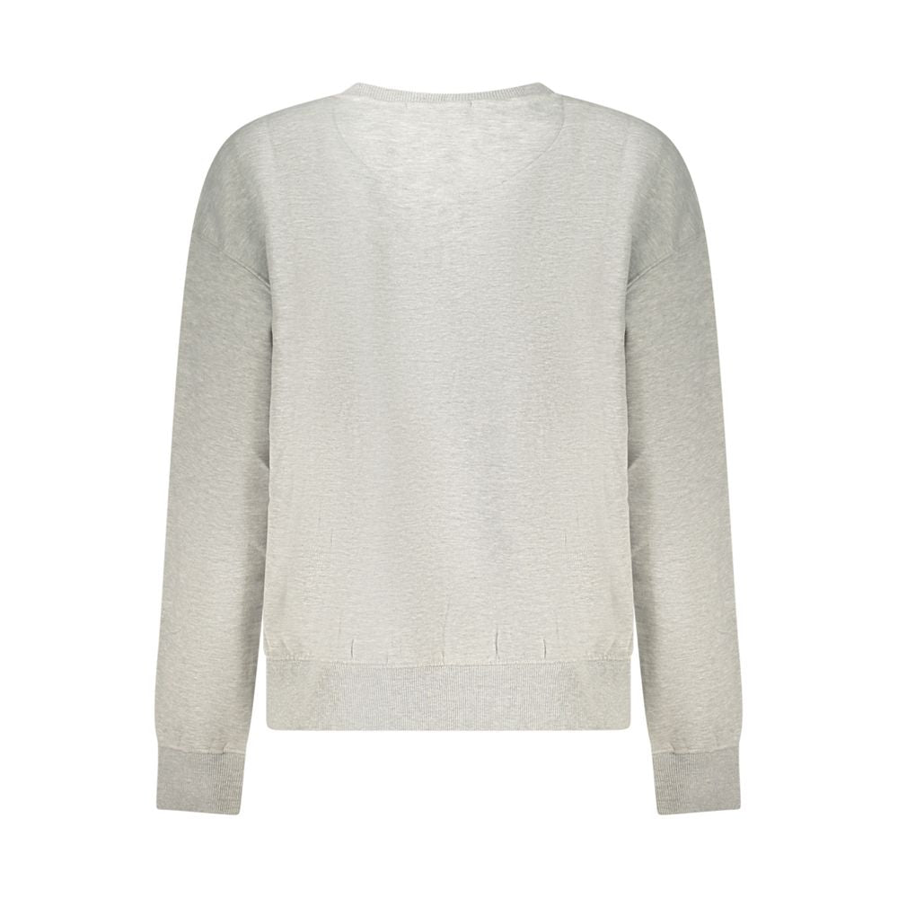 Pepe Jeans Grigio Cotton Women Sweatshirt | Regal Royce