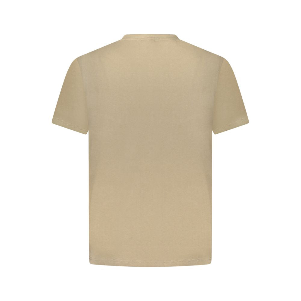 Napapijri Marrone Cotton Mens T-Shirt | Regal Royce