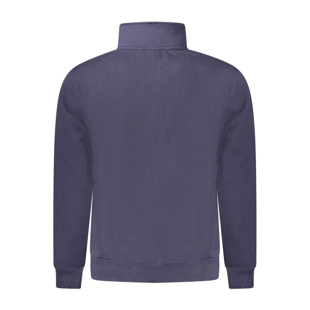 Napapijri Blue Cotton Men Sweatshirt | Regal Royce