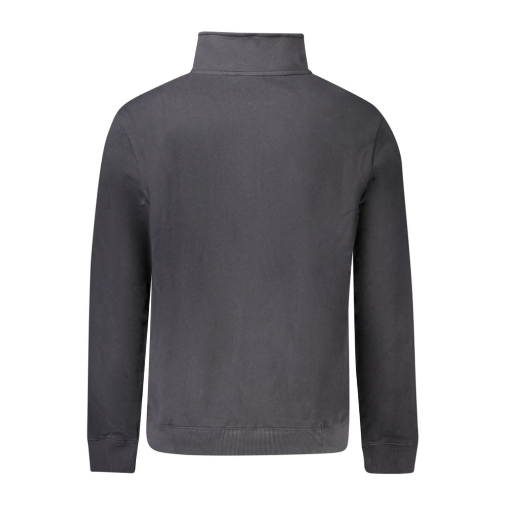 Napapijri Black Cotton Mens Sweatshirt | Regal Royce