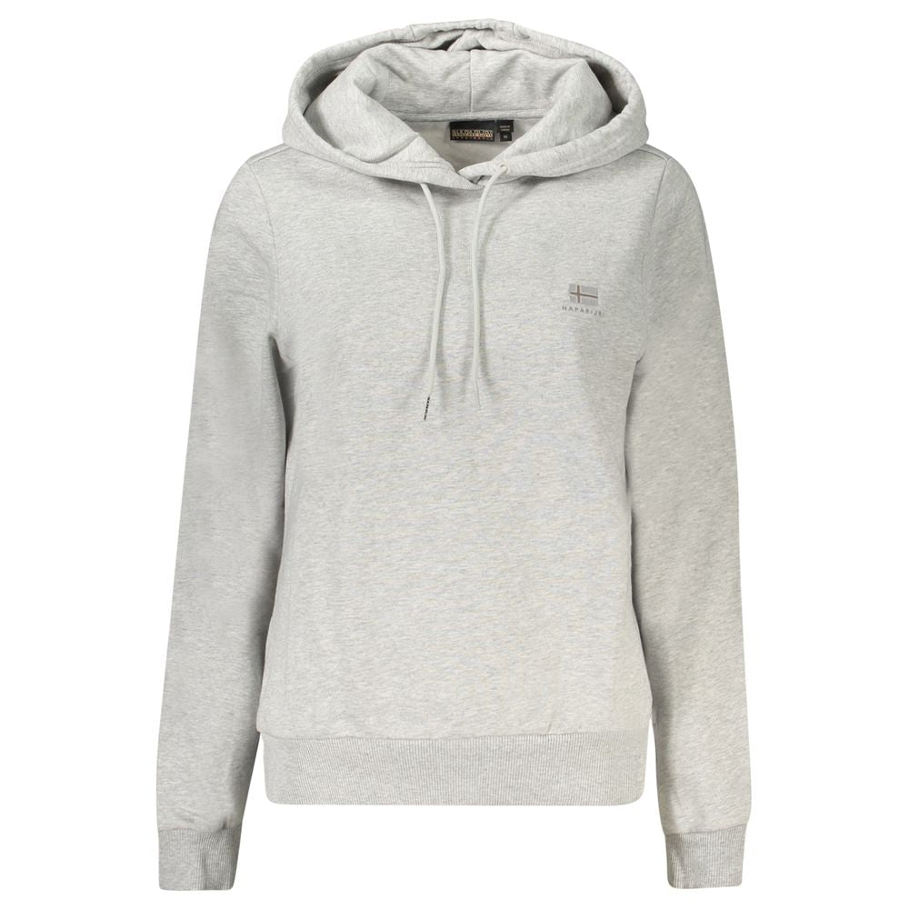 Napapijri Grigio Cotton Women Sweatshirt | Regal Royce