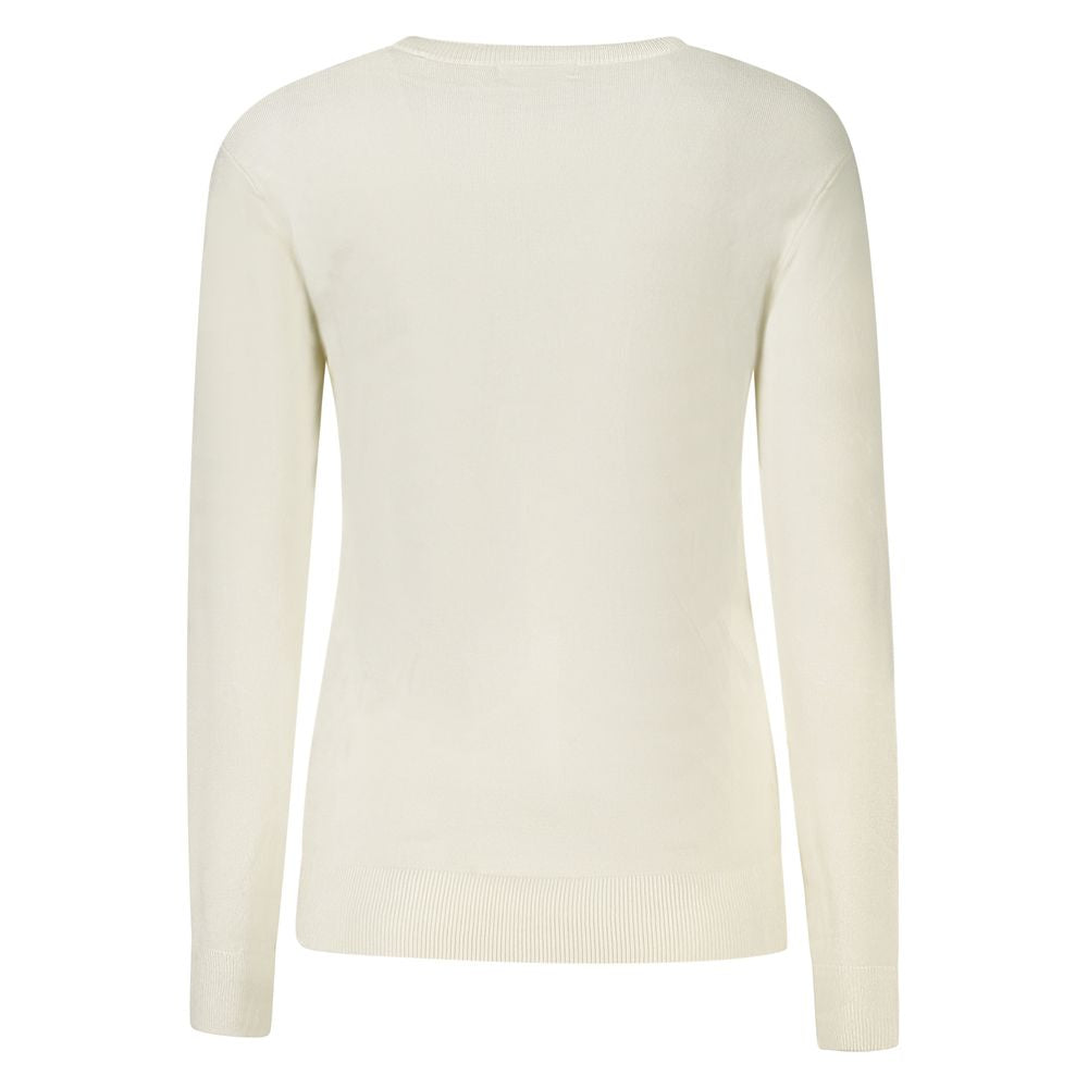 Guess Jeans Bianco Viscosa Women Sweater | Regal Royce