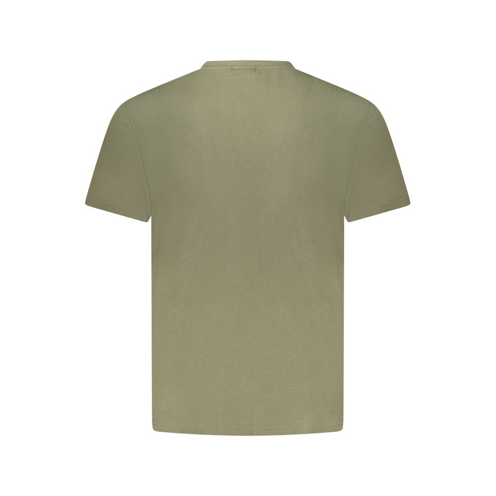 Napapijri Verde Cotton Men T-Shirt | Regal Royce