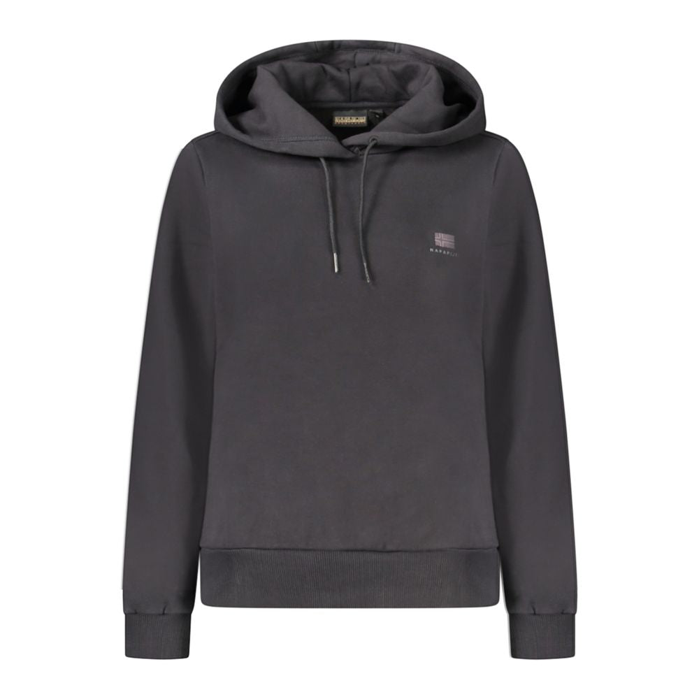 Napapijri Black Cotton Women's Hoodie | Regal Royce
