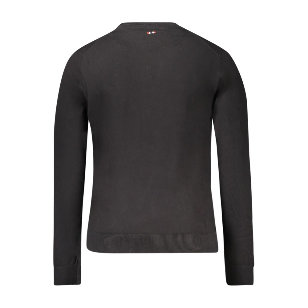 Napapijri Black Cotton Men Sweater | Regal Royce
