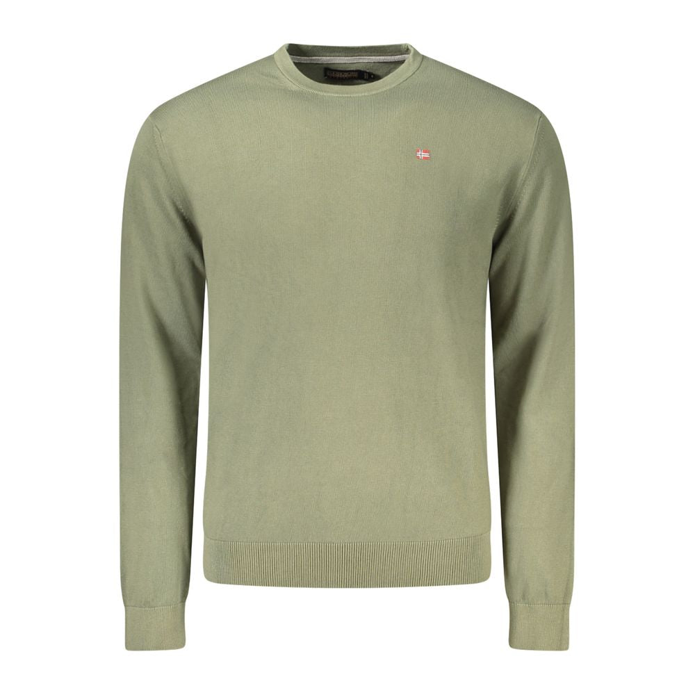 Napapijri Verde Cotton Men Sweater | Regal Royce
