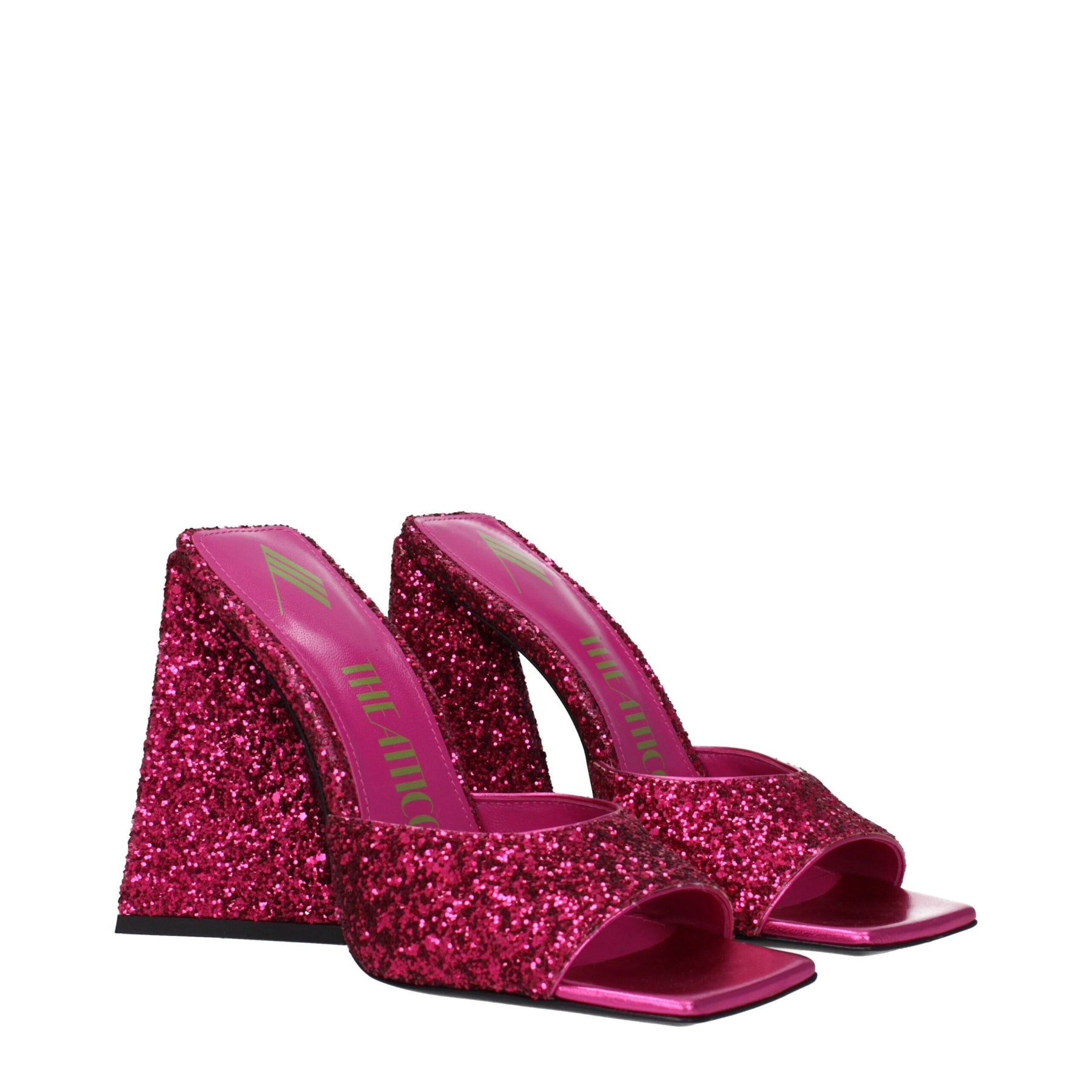 The Attico Pink Plastic Platform Sandals | Regal Royce