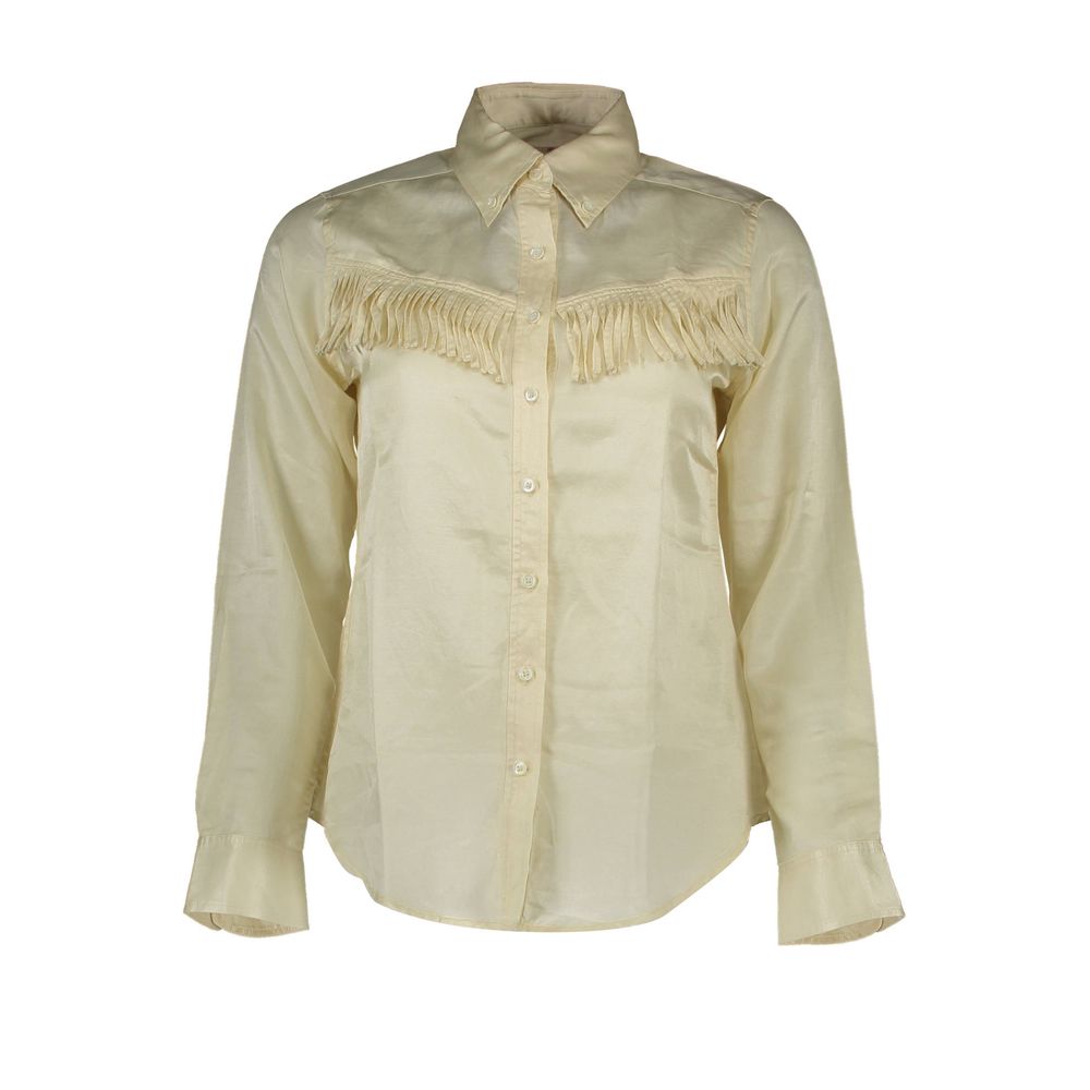 Gant Beige Cotton Women Shirt | Regal Royce