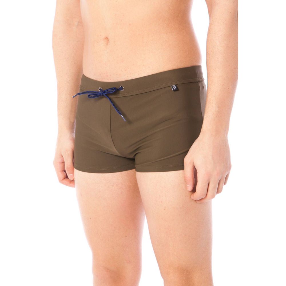 Datch Verde Poliammide Men Swim Trunk | Regal Royce