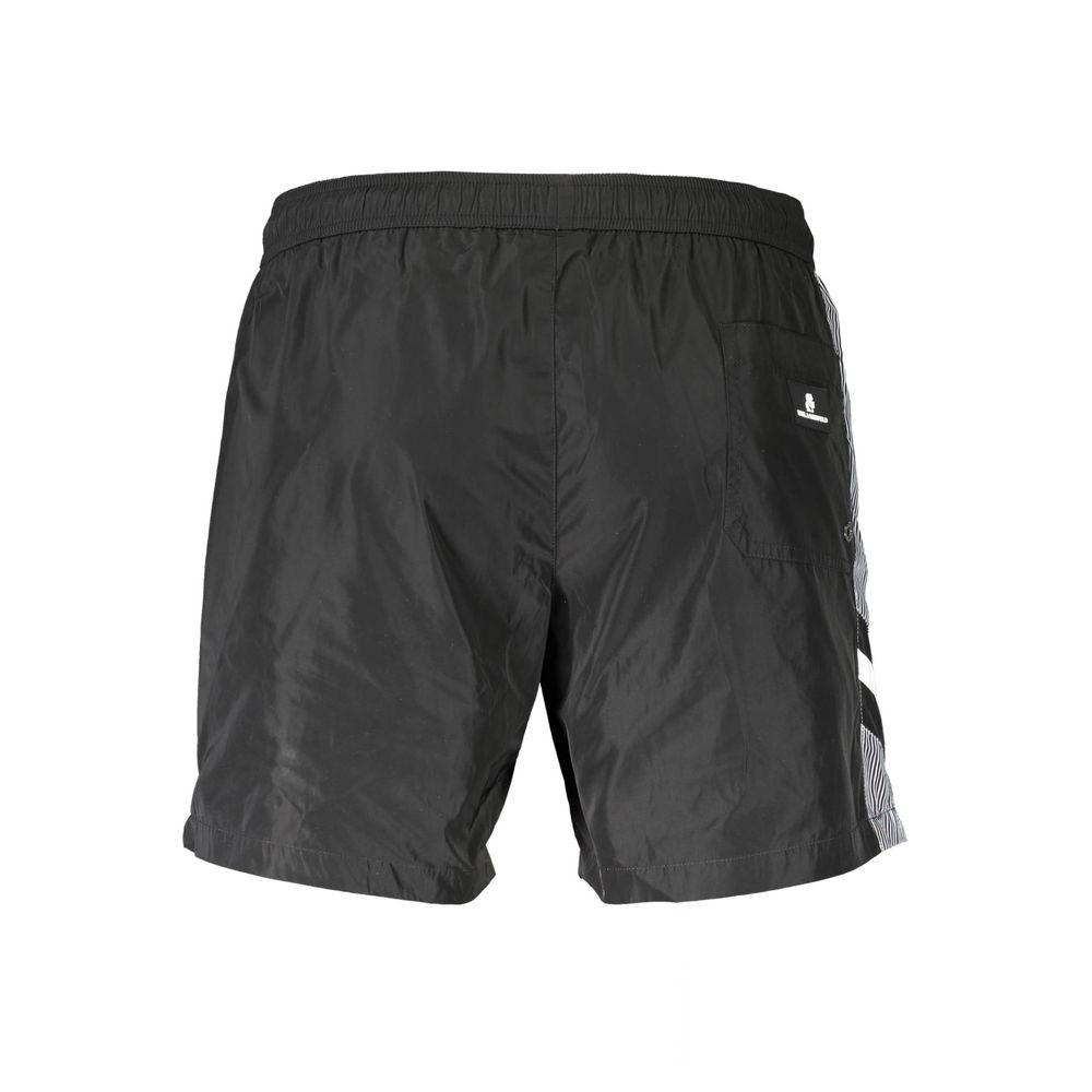 Karl Lagerfeld Nero Polyester Men's Swim Trunk | Regal Royce