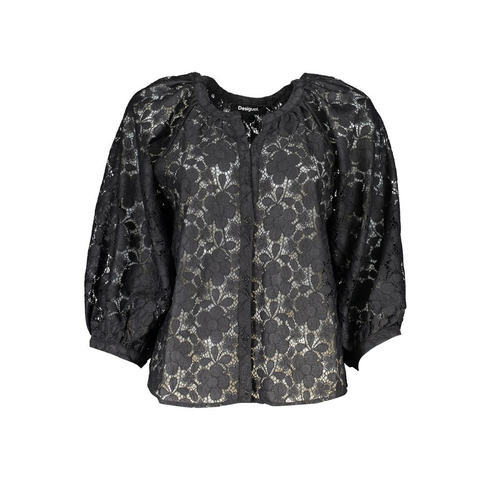 Desigual Black Polyester Women's Shirt | Regal Royce