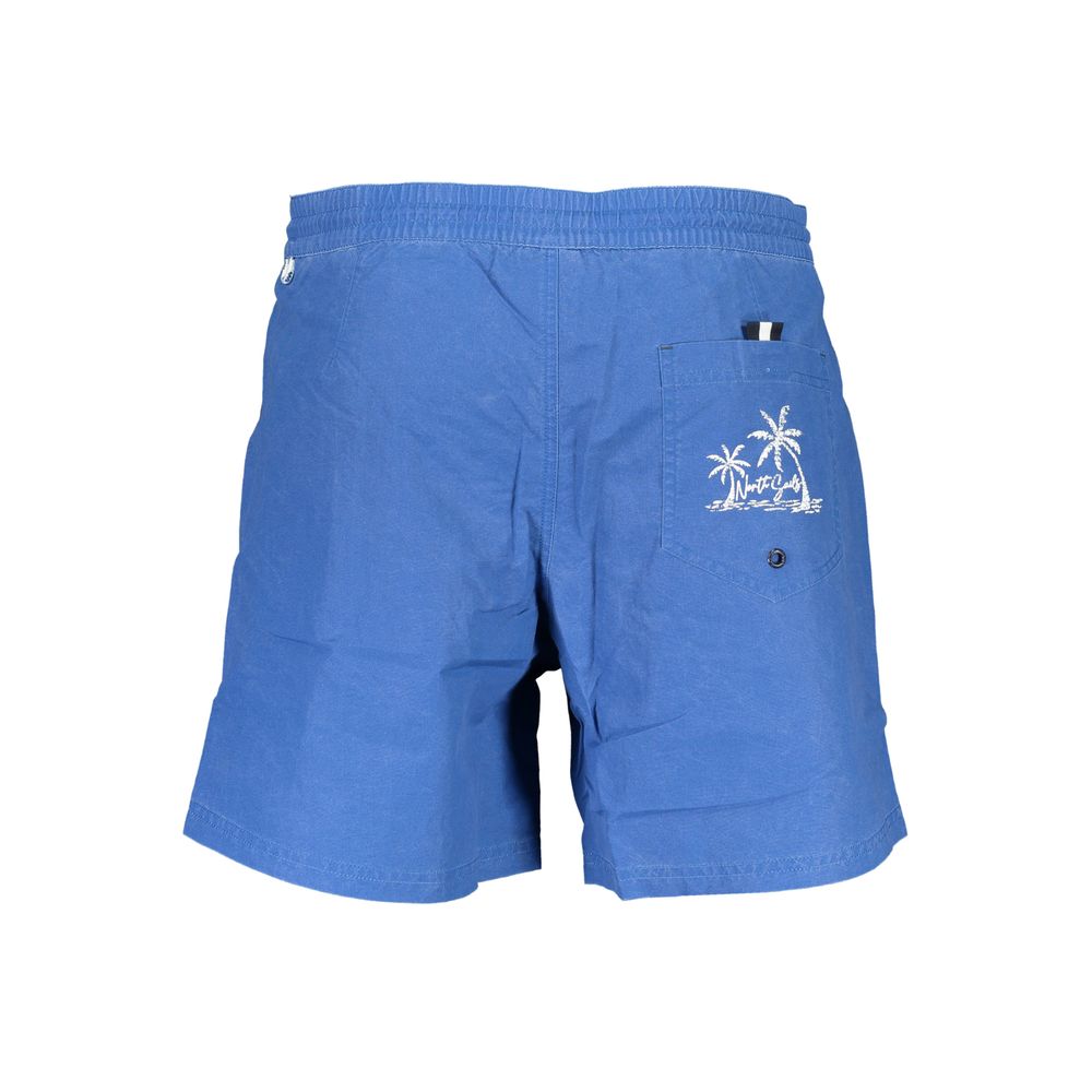 North Sails Blu Polyester Men's Swim Trunk | Regal Royce
