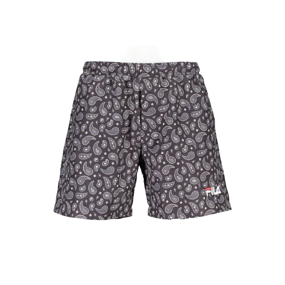 Fila Black Polyester Men's Swim Boxer | Regal Royce