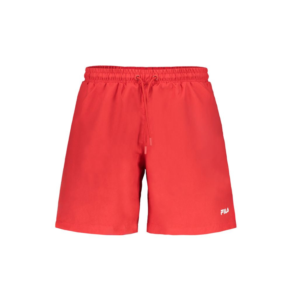 Fila Rosso Polyester Men's Swim Boxer | Regal Royce