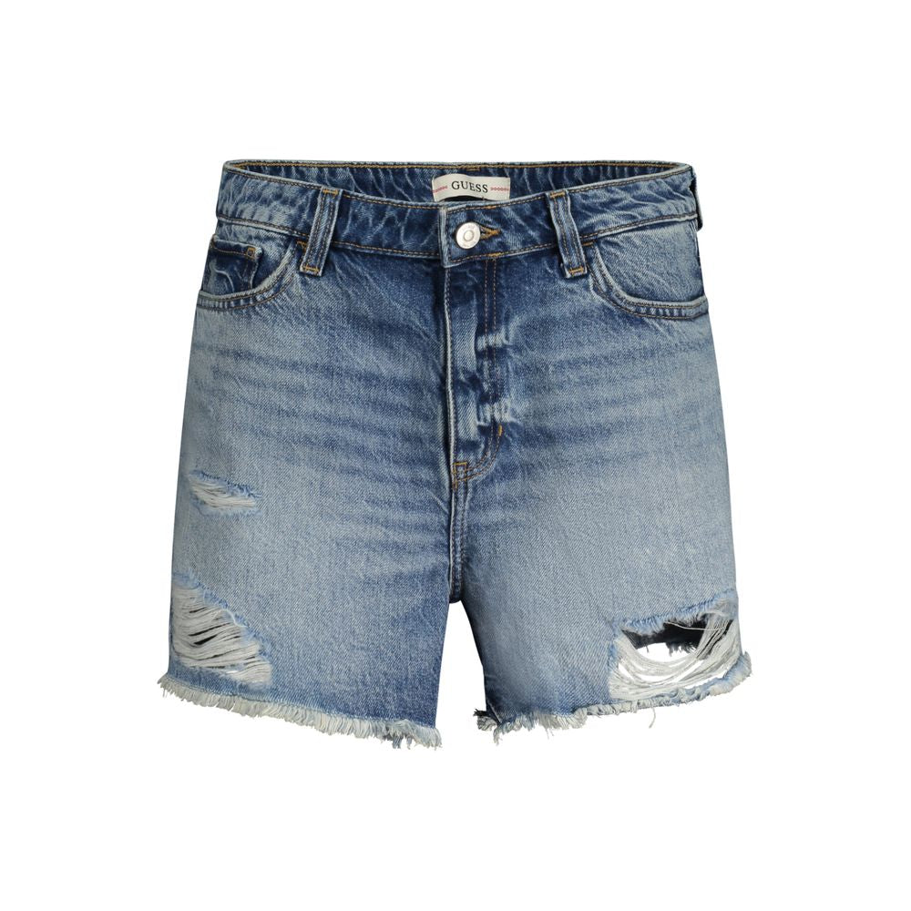 Guess Jeans Azzurro Cotton Women Short | Regal Royce