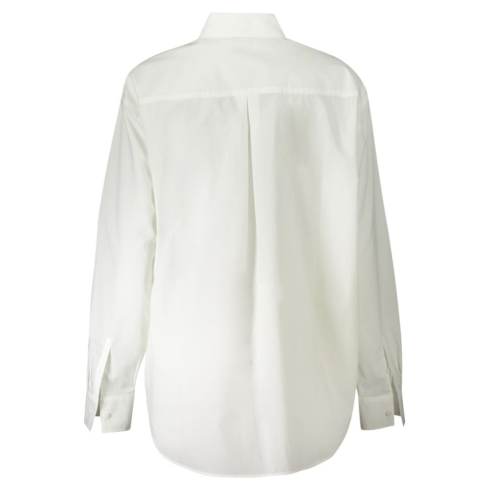 Calvin Klein Bianco Cotton Woman Shirt | Regal Royce