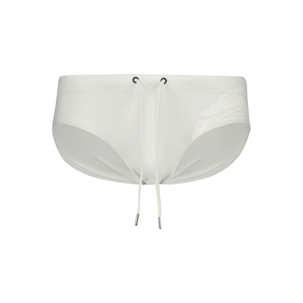 Trussardi White Elastane Swimwear
