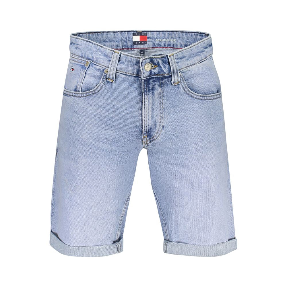 Tommy Hilfiger Azzurro Cotton Men's Shorts | Regal Royce