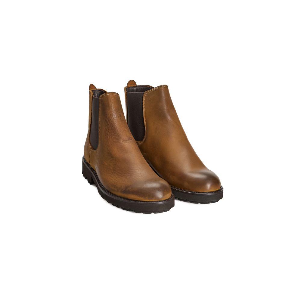 Roberto Pepe Luxury Brown Calfskin Men Boot | Regal Royce