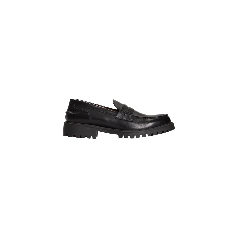 Roberto Pepe Luxury Black Calfskin Men Loafer | Regal Royce