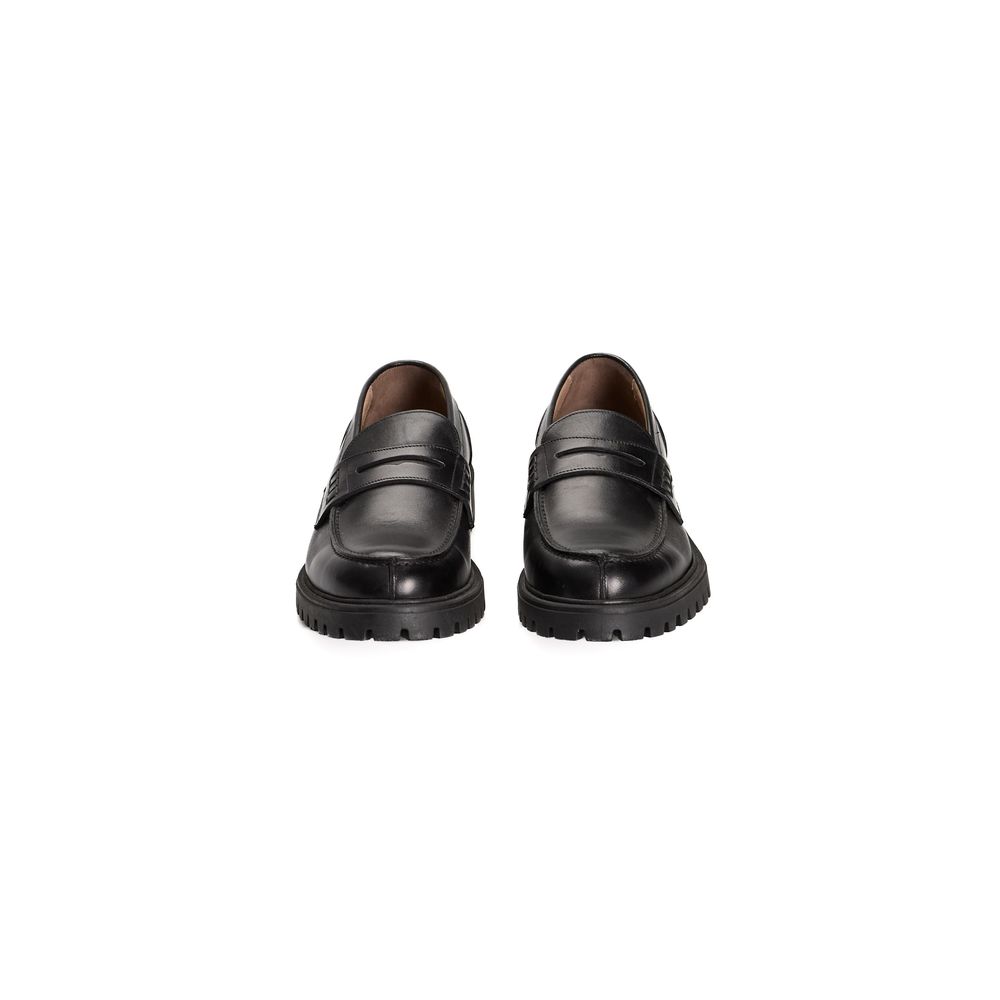 Roberto Pepe Luxury Black Calfskin Men Loafer | Regal Royce