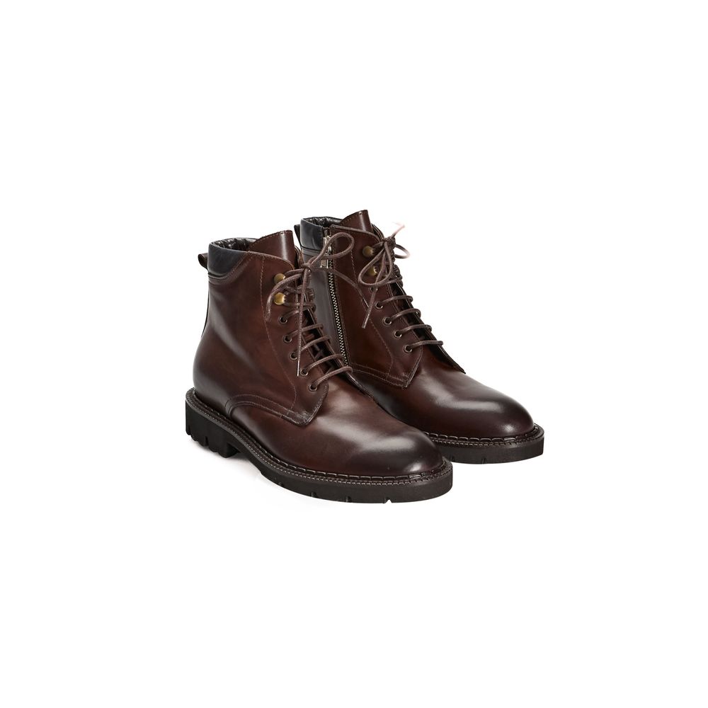 Roberto Pepe Luxury Brown Calfskin Men Boot | Regal Royce