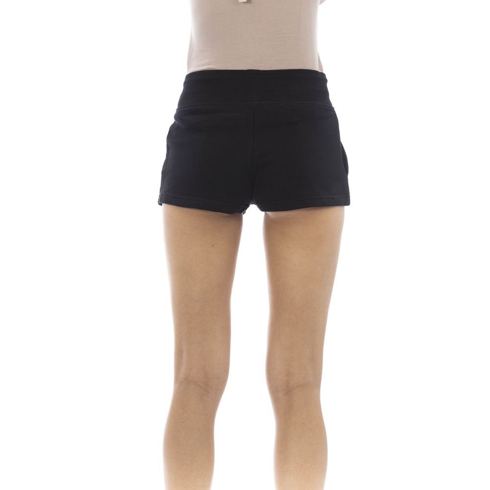Just Cavalli Black Cotton Women Short | Regal Royce