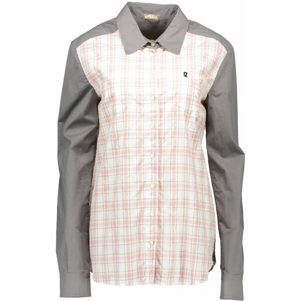 John Galliano Grigio Cotton Women's Shirt | Regal Royce