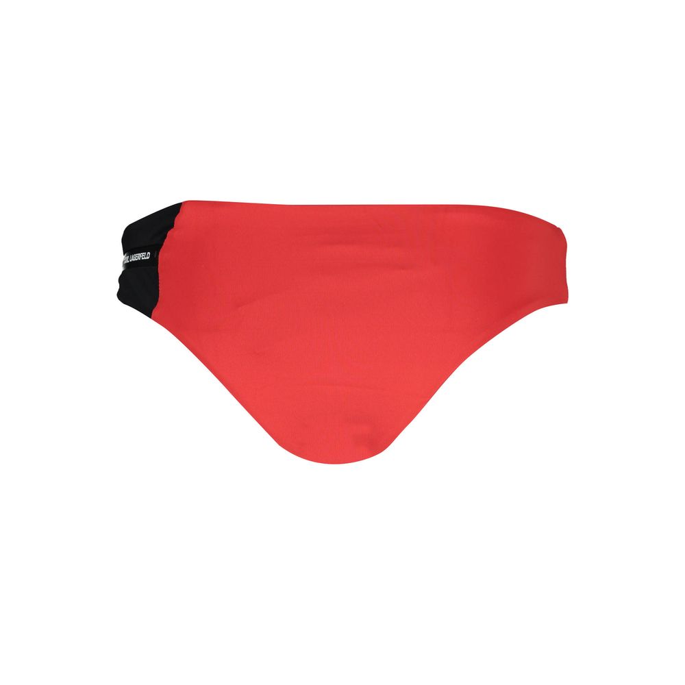 Karl Lagerfeld Rosso Poliammide Women Swim Brief | Regal Royce