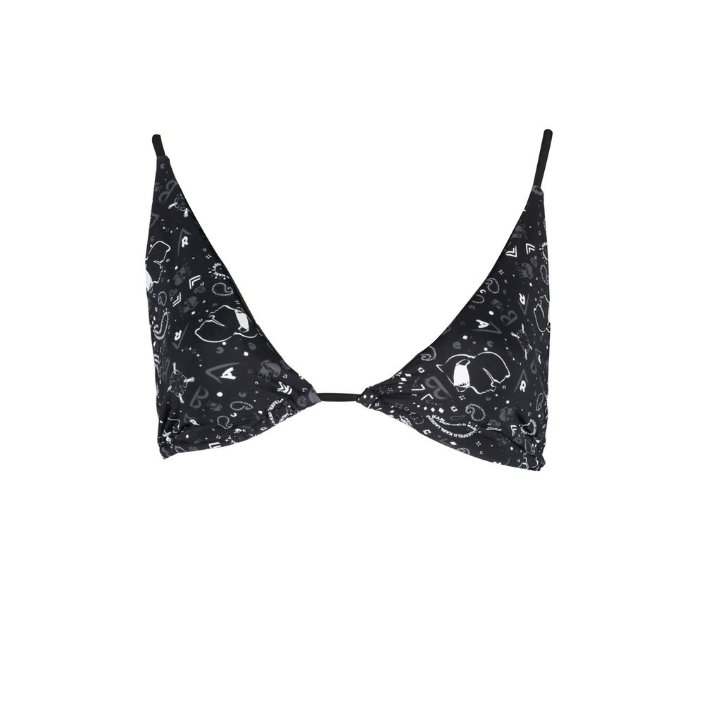 Karl Lagerfeld Black Polyamide Women Swimsuit | Regal Royce