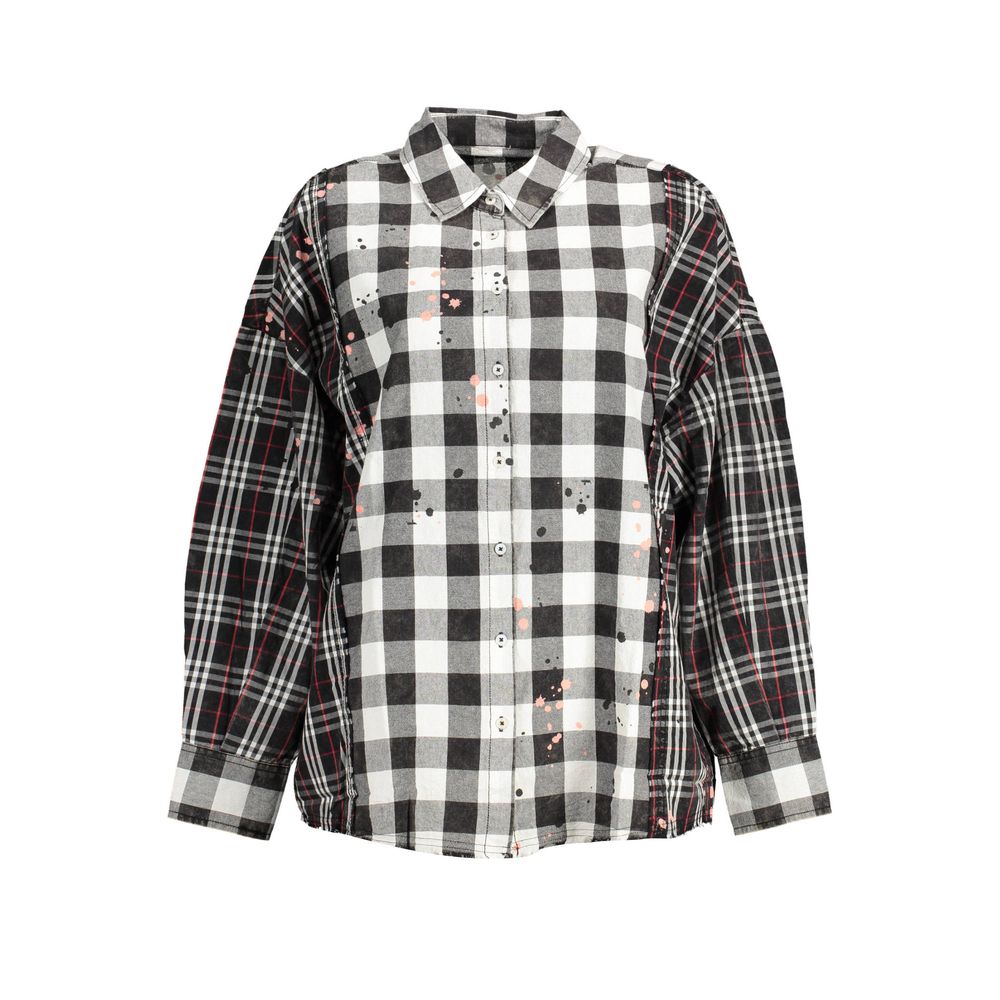 Desigual Black Cotton Women Shirt | Regal Royce