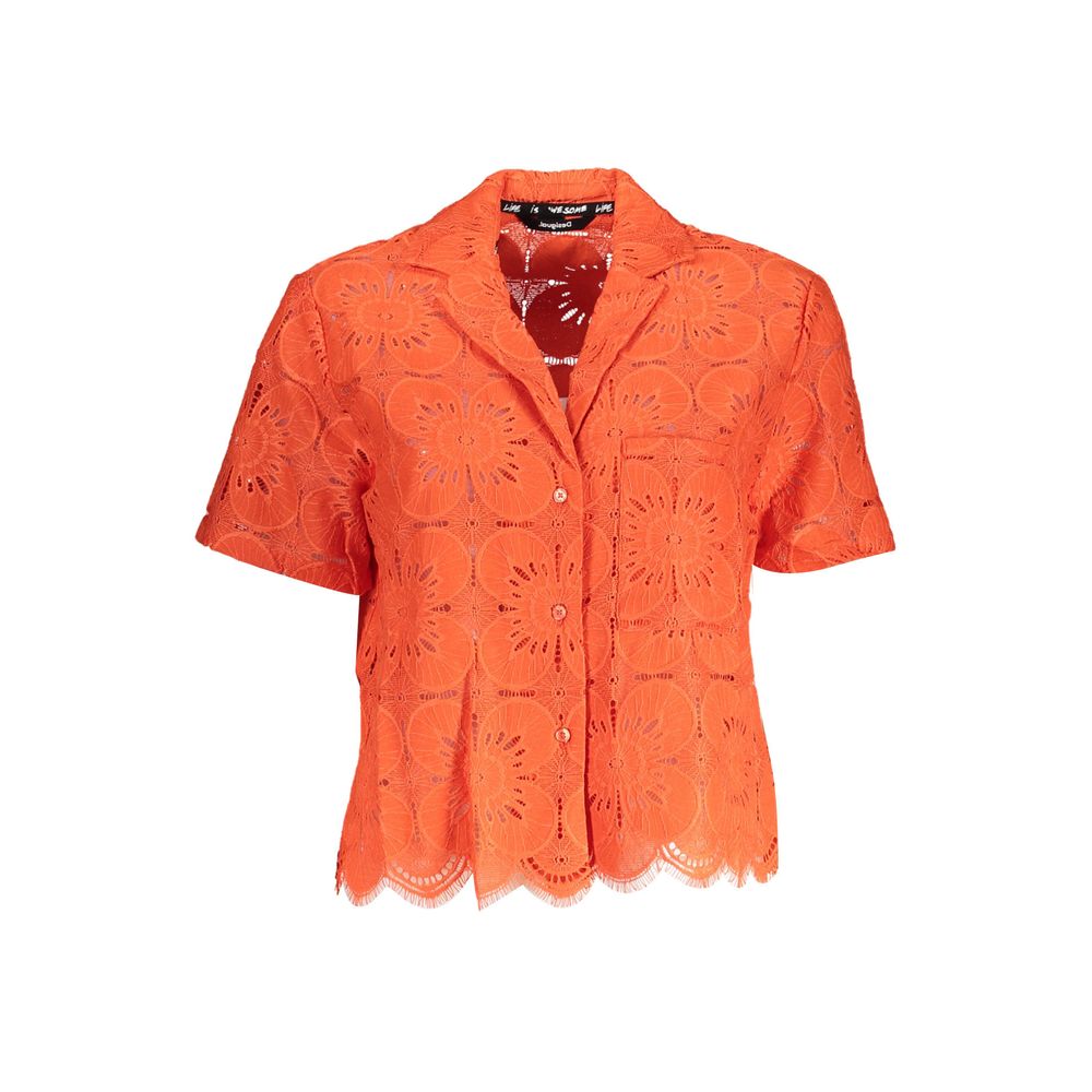 Desigual Arancione Poliammide Womens Shirt | Regal Royce