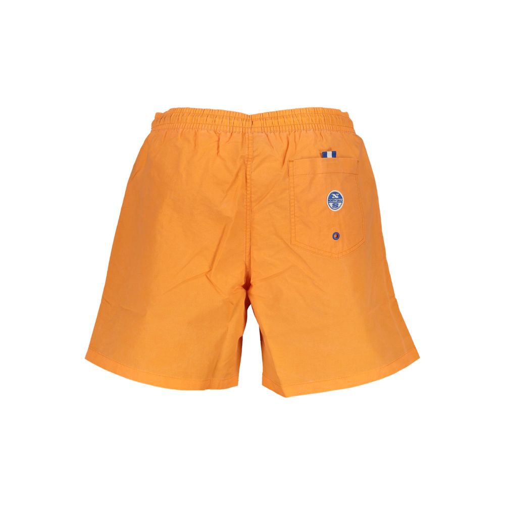 North Sails Arancione Polyester Men's Swim Trunk | Regal Royce