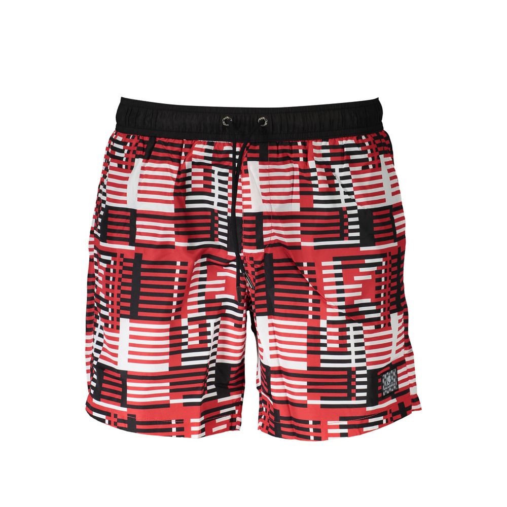 Karl Lagerfeld Rosso Polyester Men Swimming Boxer | Regal Royce